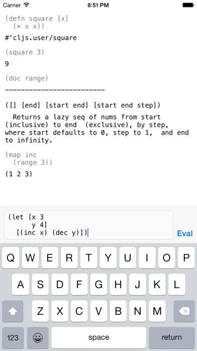 Replete REPL Ekran Görüntüleri