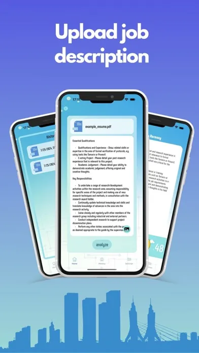 Tangkapan skrin Review Resume - AI ATS Results