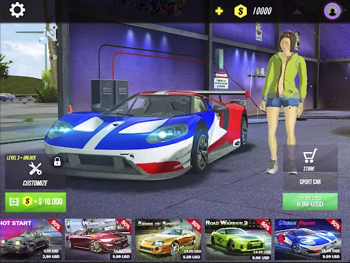 Capturas de tela do Real Car Driving: Race City