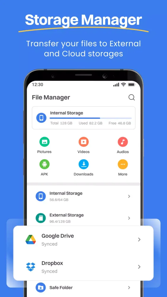Screenshot di File Manager