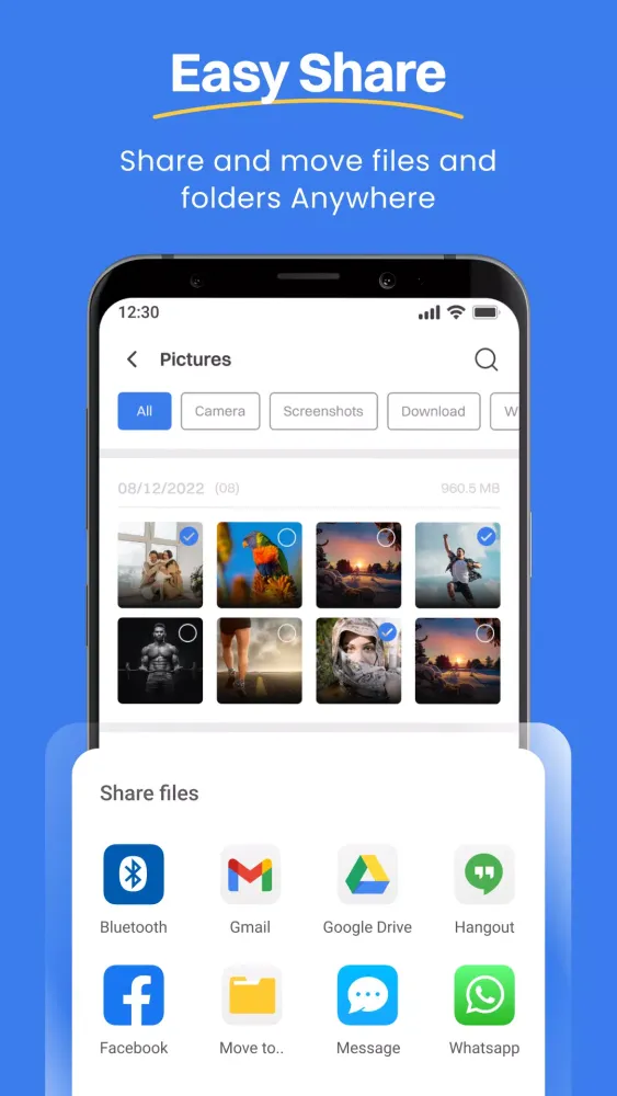 Screenshot di File Manager