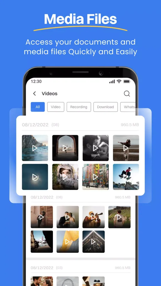 Screenshot di File Manager