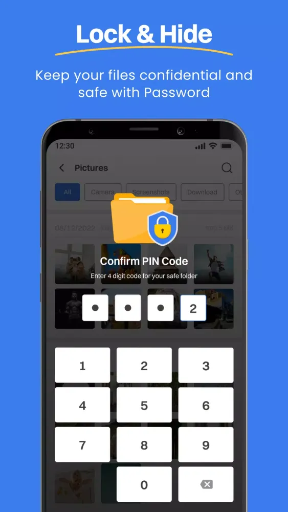 Screenshot di File Manager