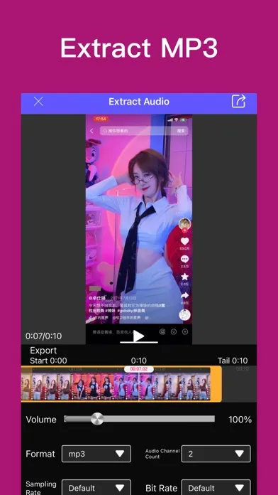 Tangkapan layar iConverter -video to mp3 music