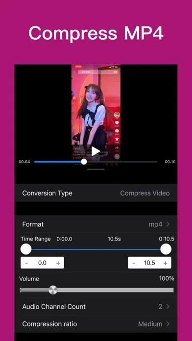 Tangkapan layar iConverter -video to mp3 music