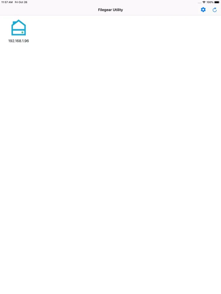 Tangkapan layar Filegear Utility iPad 