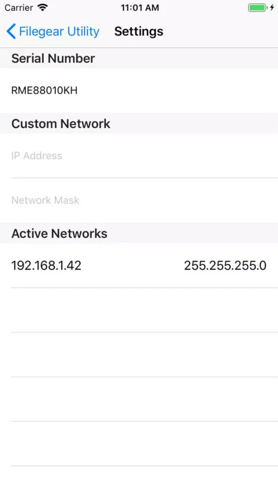 Tangkapan layar Filegear Utility