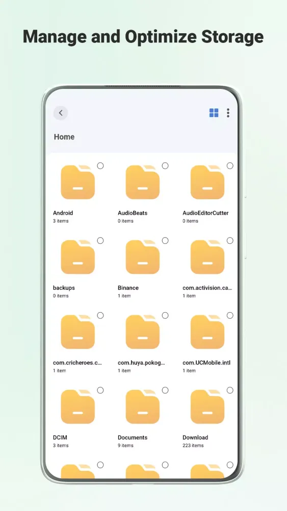 Captures d'écran de ZX File Manager