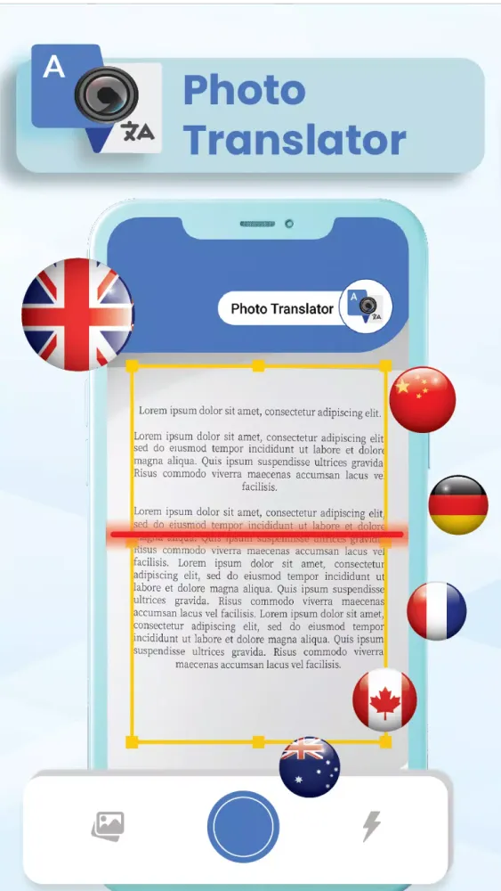 Photo & PDF Translator App Screenshots