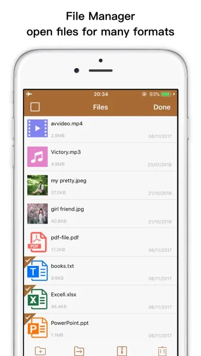 Captures d'écran de UnRAR - zip,rar,7z file opener