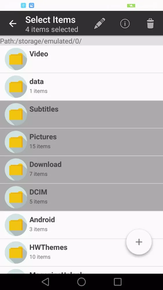 Zrzuty ekranu File Manager - Lite