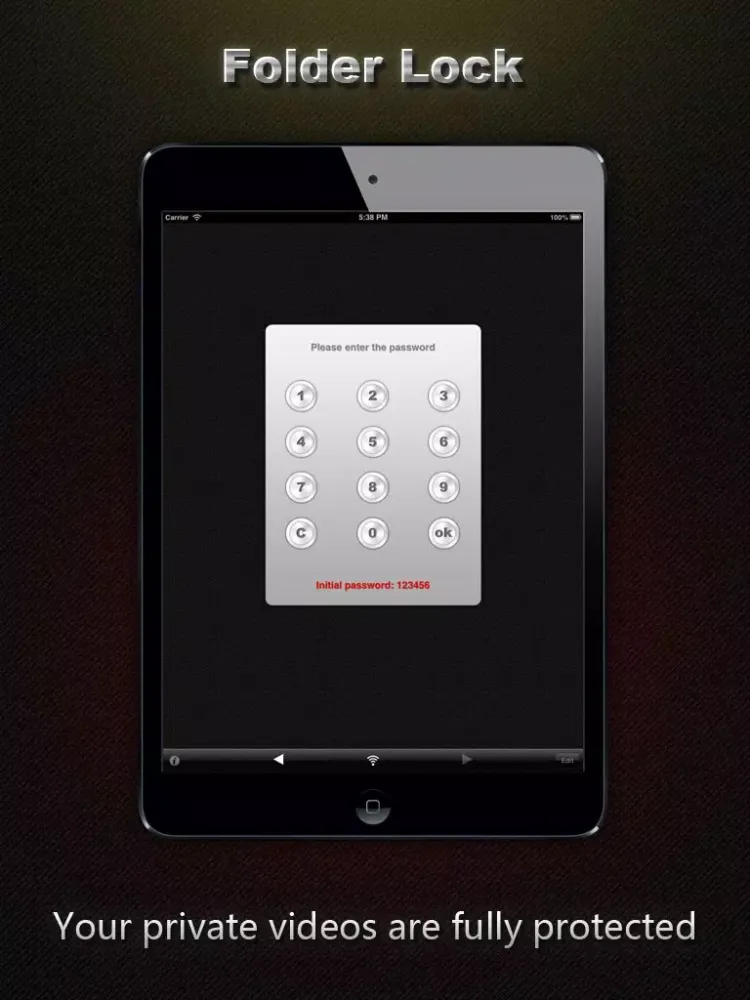 AVI, FLV, WMA, RMVB, MPEG, MP4 Player HD iPad  Ekran Görüntüleri