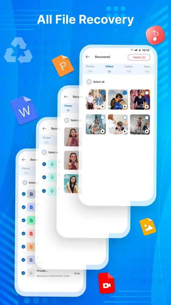Recover Deleted Photos & Video Screenshots