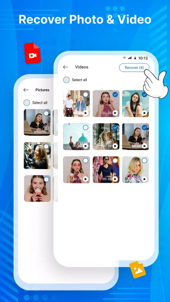 Recover Deleted Photos & Video Screenshots
