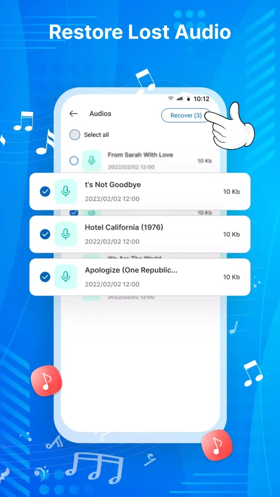 Recover Deleted Photos & Video Screenshots