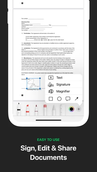 Zap eSign-Scan & Sign PDF应用截图