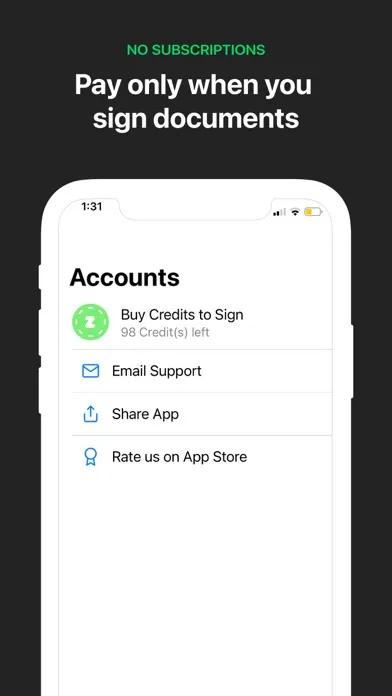 Zap eSign-Scan & Sign PDF应用截图
