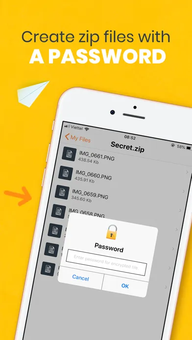 Zip file opener - Unzip files سکرین شاٹس