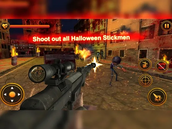 Screenshot di Stickman Zombie Sniper Shooter iPad 