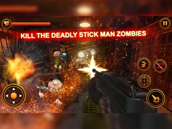 Screenshot di Stickman Zombie Sniper Shooter iPad 