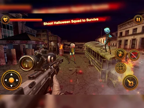 Screenshot di Stickman Zombie Sniper Shooter iPad 