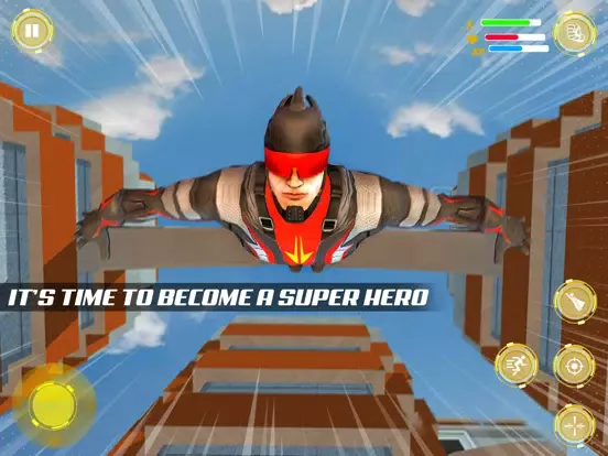 Superhero Crime City Captain iPad 应用截图