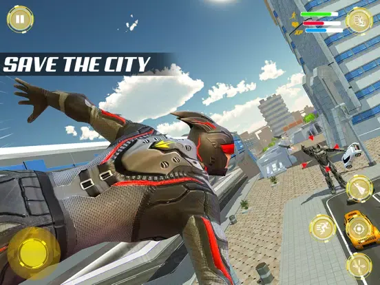 Superhero Crime City Captain iPad 应用截图