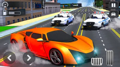 Ảnh chụp màn hình của Police Chase Gangster Car Race