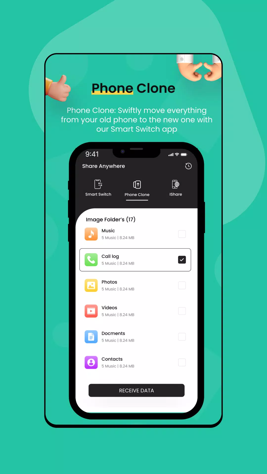 Phone Clone: Transfer my Data Screenshots5