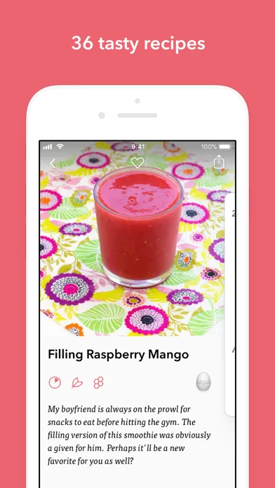 ภาพหน้าจอของ Filibaba Smoothies