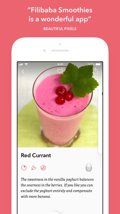 ภาพหน้าจอของ Filibaba Smoothies