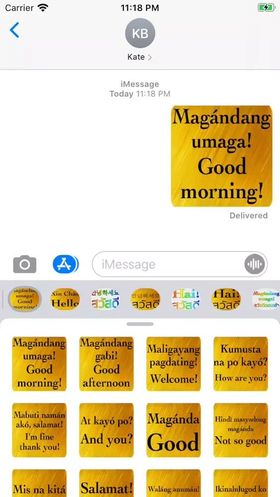 Captures d'écran de Filipino English