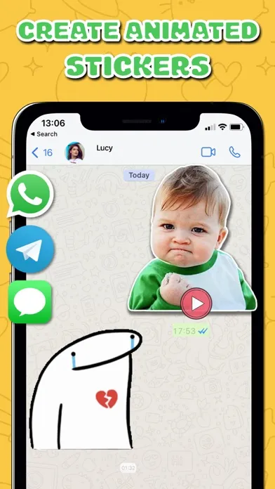 AI Sticker Maker For WhatsApp Ekran Görüntüleri