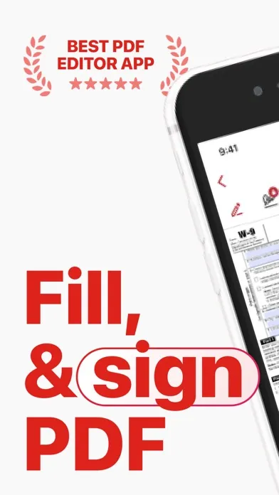 PDF Editor. Fill Forms & Sign Ekran Görüntüleri
