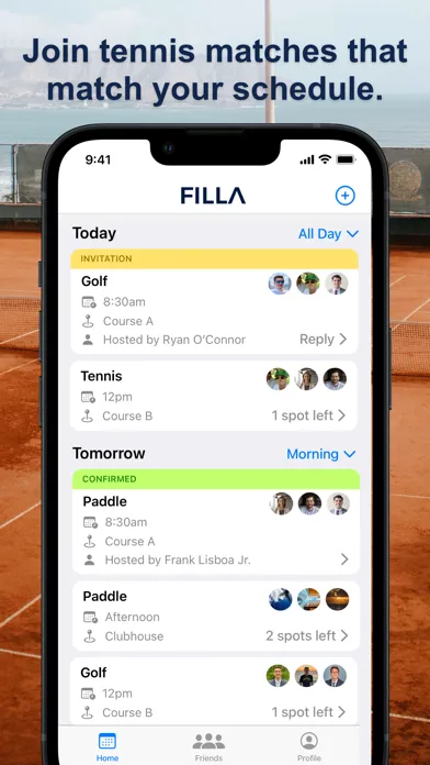 Tangkapan layar Filla Social