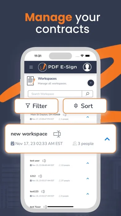 PDFEsign.com PDF E-Sign স্ক্রিনশট