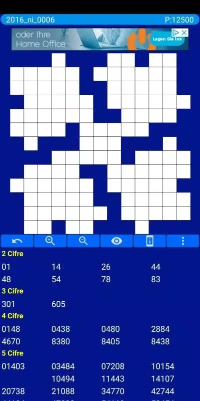 Number Fill in puzzles Numerix Screenshots