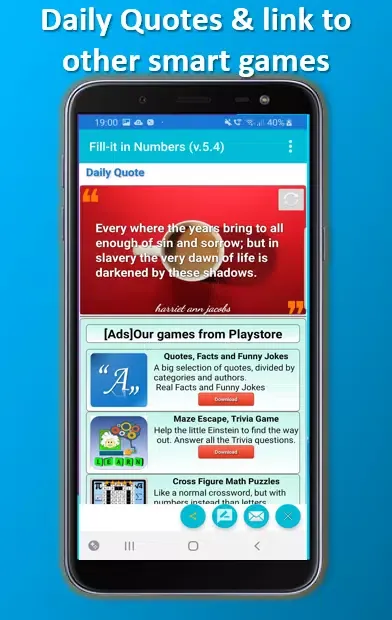 Number Fill in puzzles Numerix Screenshots