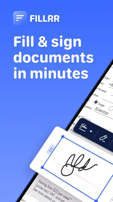 Fillrr – PDF Fill & Sign Docs Screenshots