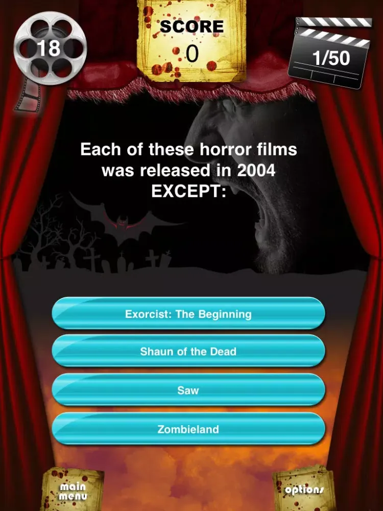 Capturas de pantalla de Horror Vol. 1 - Film Bot Movie I.Q. (FREE) iPad 