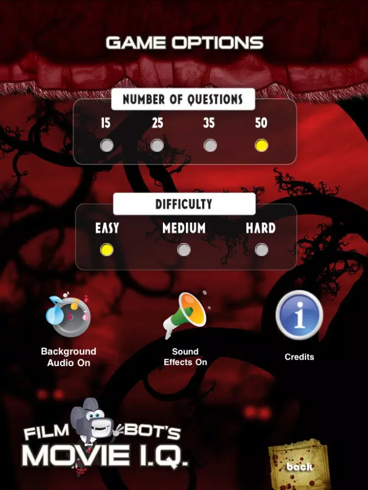 Capturas de pantalla de Horror Vol. 1 - Film Bot Movie I.Q. (FREE) iPad 