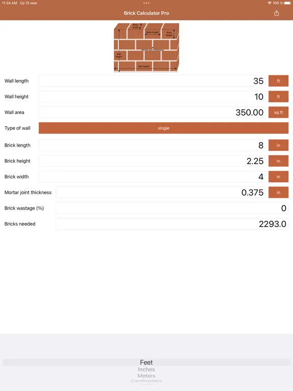 Tangkapan skrin Brick Calculator Pro iPad 