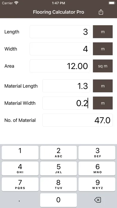 Flooring Calculator Pro应用截图