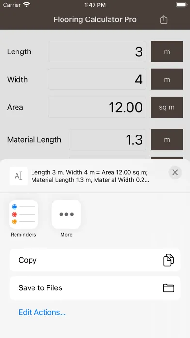 Flooring Calculator Pro应用截图