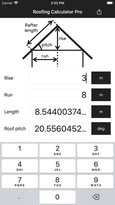 Roofing Calculator Pro スクリーンショット