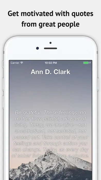 تصاویر Clear Thinker Sobriety Counter