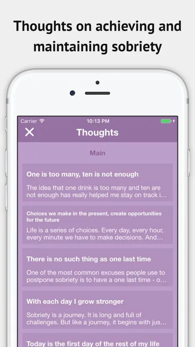 تصاویر Clear Thinker Sobriety Counter