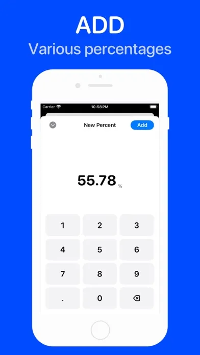 Zrzuty ekranu VATCAL - VAT & Percent Calc