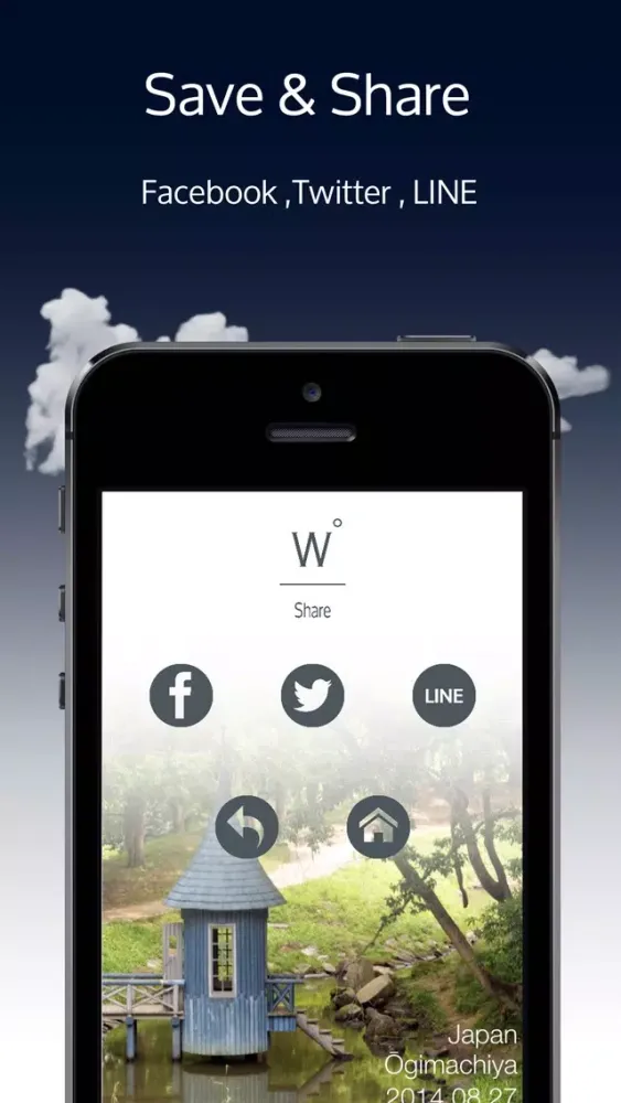 Weatherp - Camera can leave a photo of weather willingly anyone -应用截图