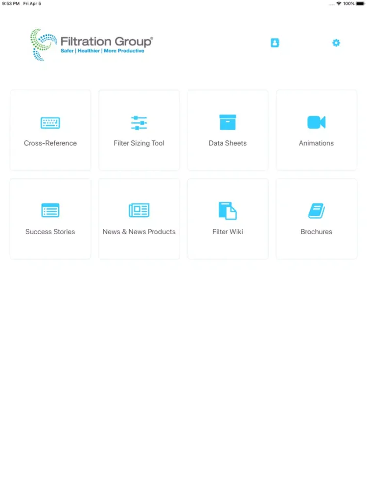 Filtration Group Industrial iPad 應用截圖